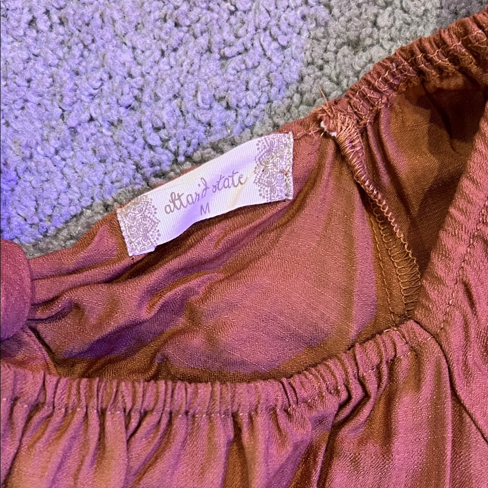 Charming Rust Mini Dress - Picture 4 of 8
